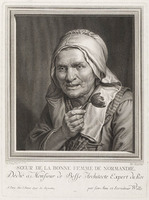 KG 13455
<br/>
Zuster van de goede Normandische vrouw
<br/>
<em>Wille, Johann Georg (1715-1808)</em>